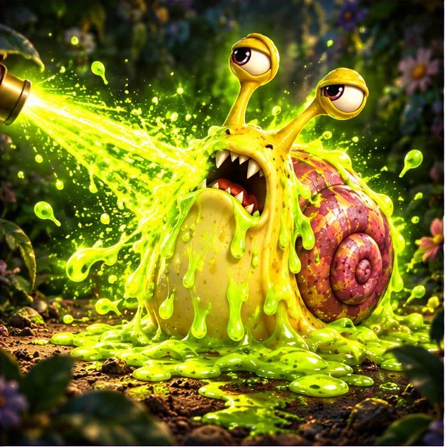 A pest hit by TOXIC spray