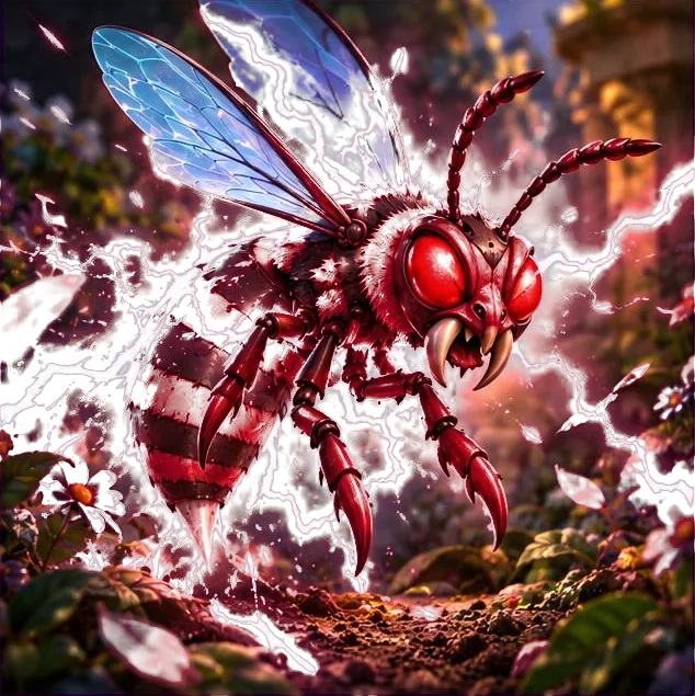 A pest hit by ZAP spray